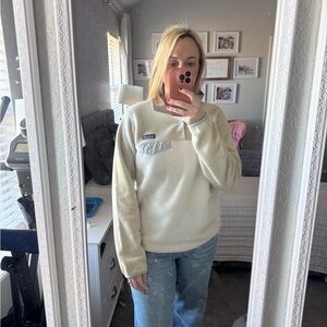 Patagonia Women's Off-White Fleece Sweatshirt